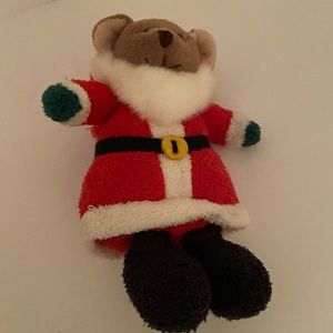 Harvest Moon Santa Mouse Plush 6”
